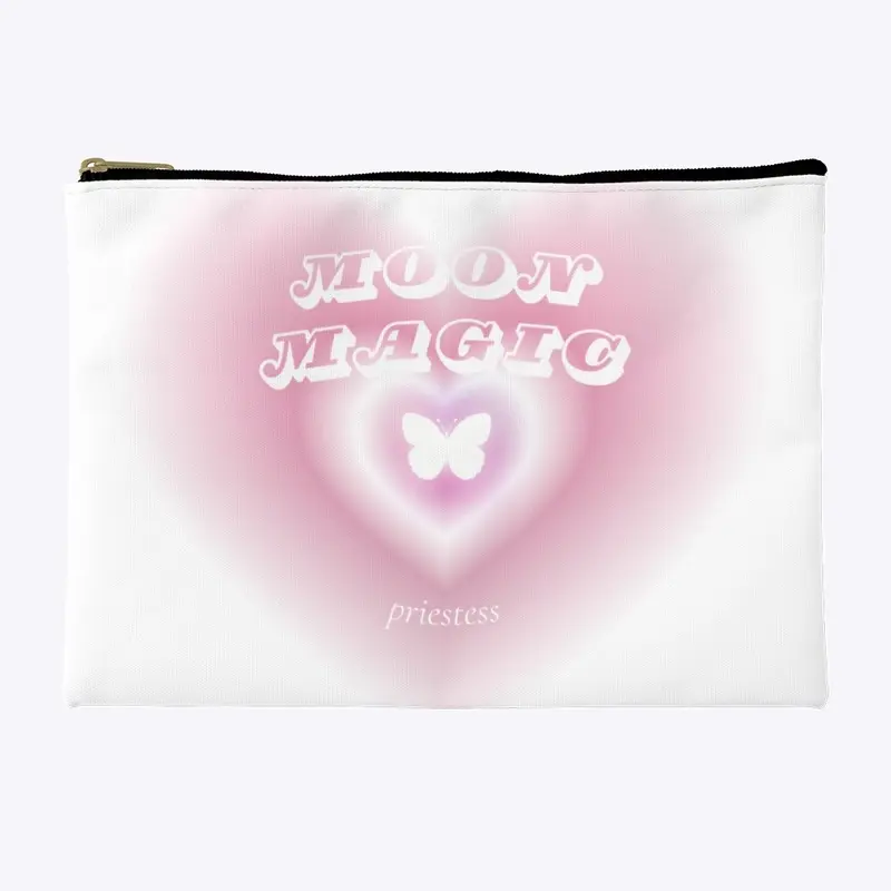 Pink Aura Makeup Pouch 